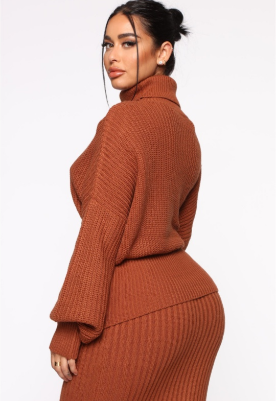 Knitted Sweater and Skirt Set - photo 4