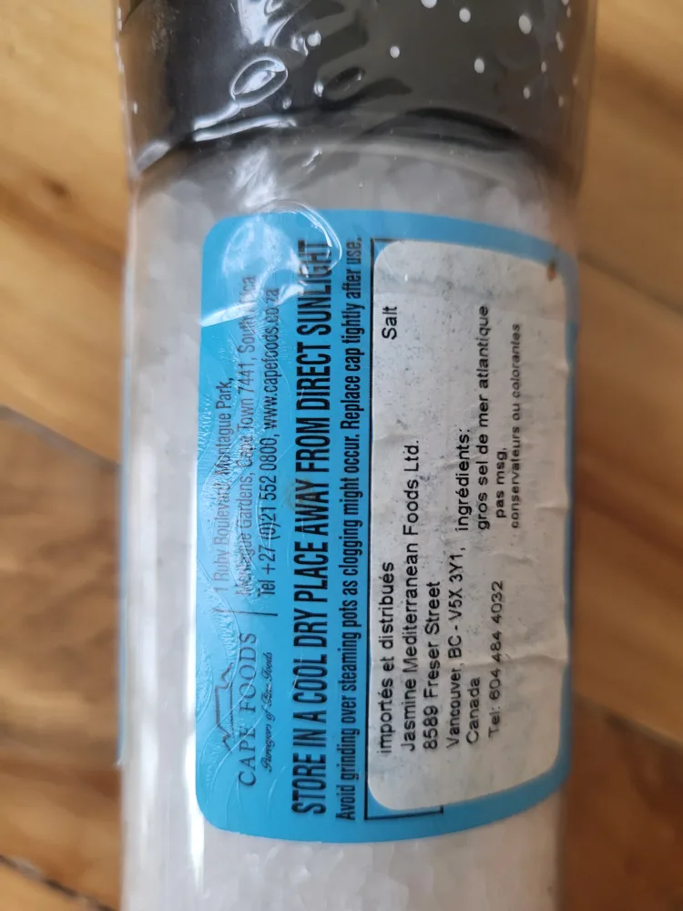 NEW! Salt Grinder w/ Sea Salt #ThriftyPicks image indicator(3)