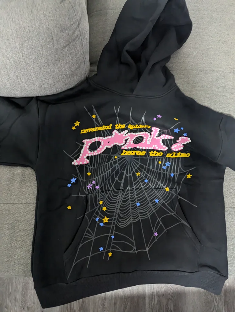 Pink Spider Hoodie thumbnail