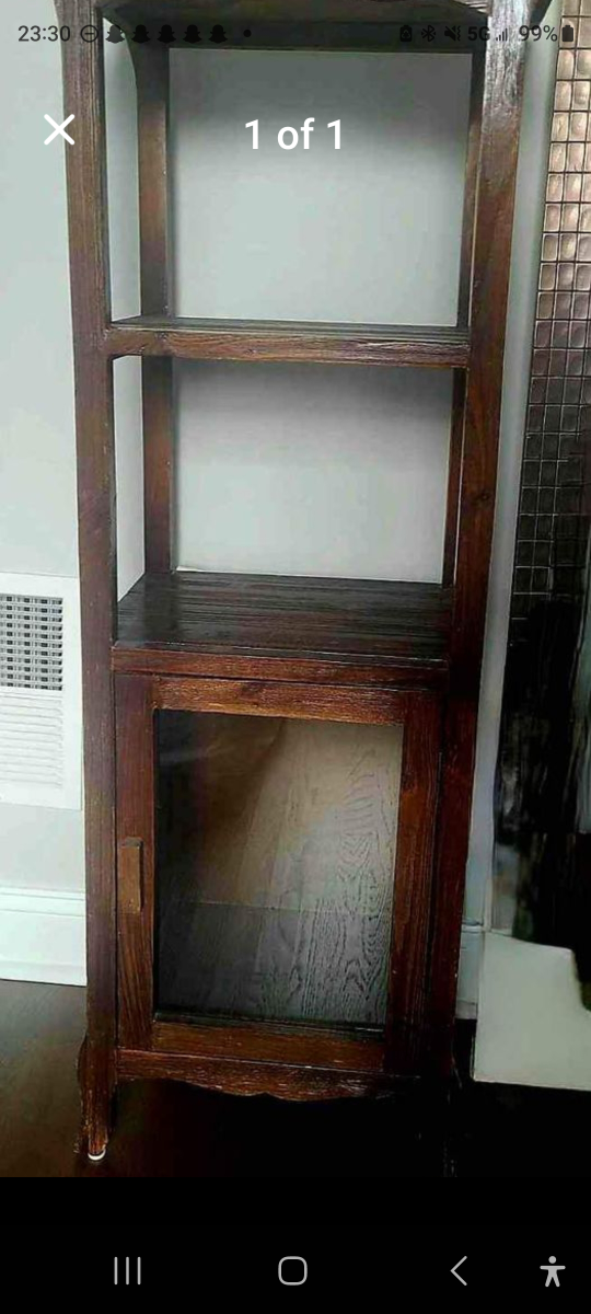 Wooden Display Cabinet