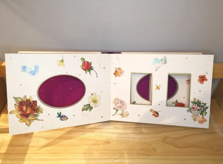 Vintage Victorian Photo Albums Book Set of 2 Floral & Angels image indicator(4)