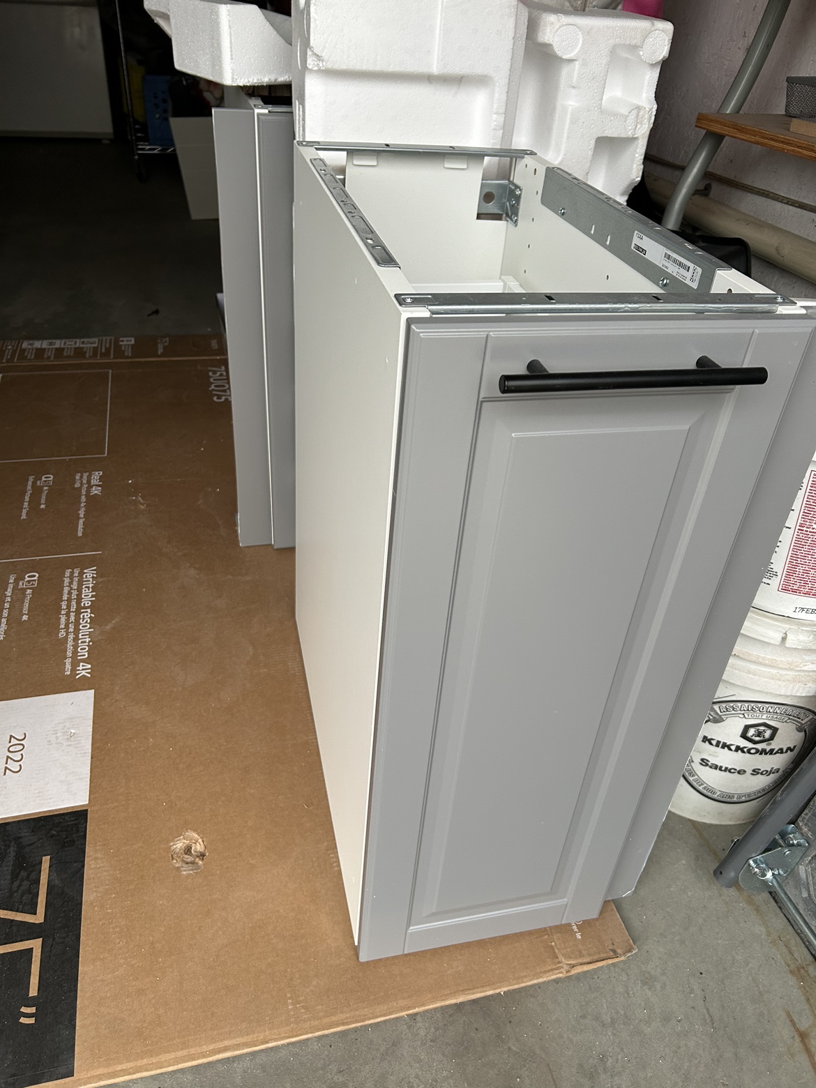 IKEA SEKTION Base Cabinet with Pull-Out Organizers