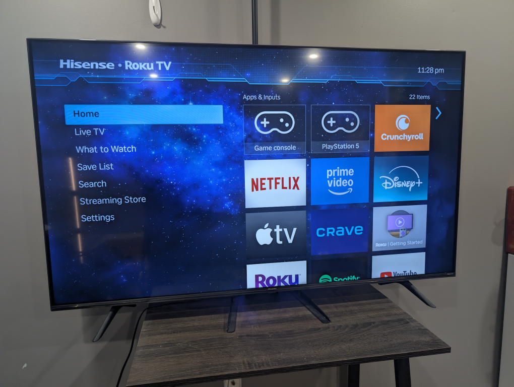 Hisense 58 inch Roku TV with best buy warranty till JUNE 2025
