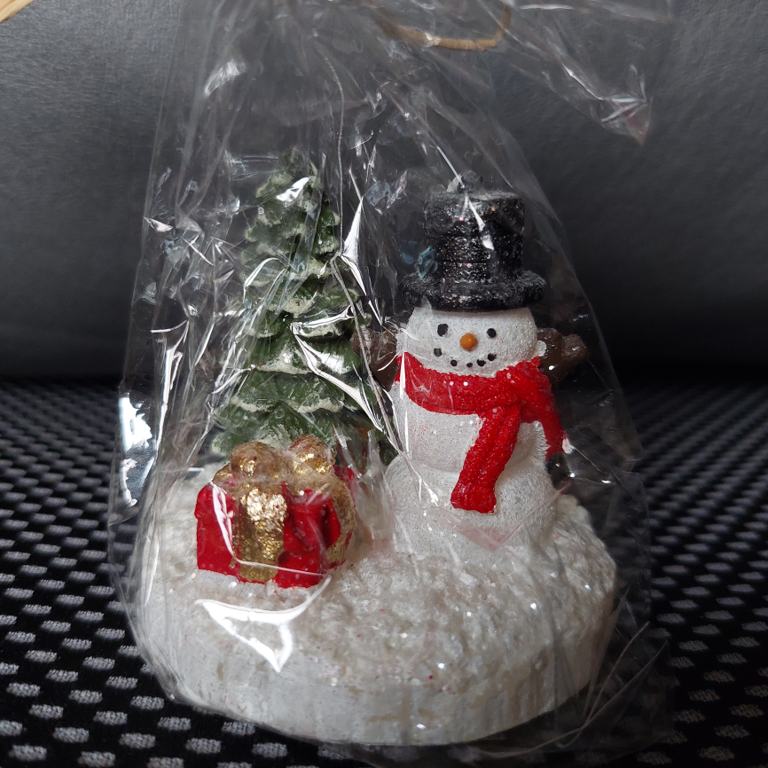 Christmas Candle Snowman Tree Stocking Stuffer