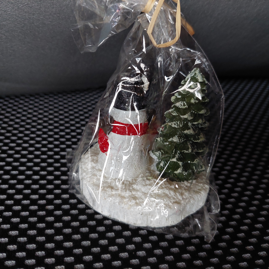 Christmas Candle Snowman Tree Stocking Stuffer - photo 3