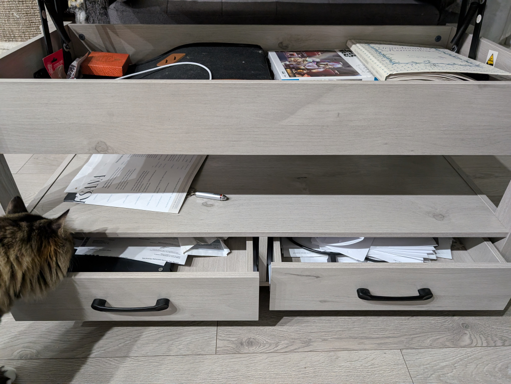 Lift Top Coffee Table with Storage - photo 2