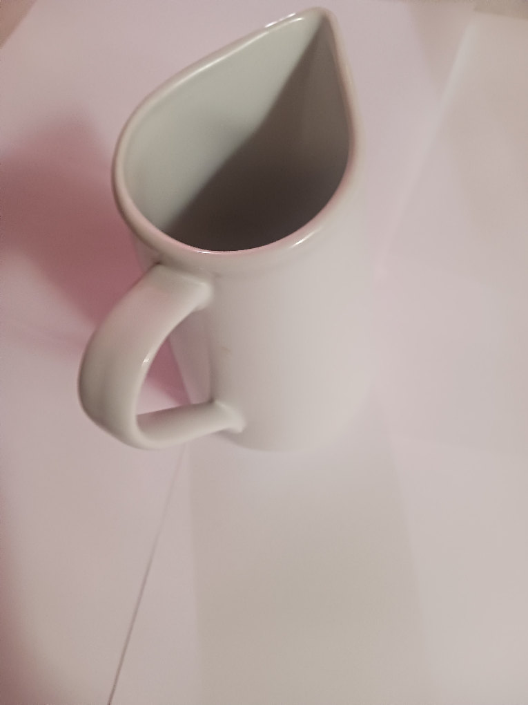 White Ceramic Pitcher