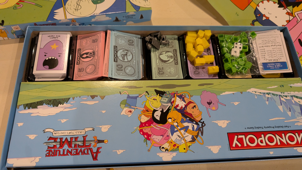 Adventure Time Monopoly Game and Collectibles - photo 4