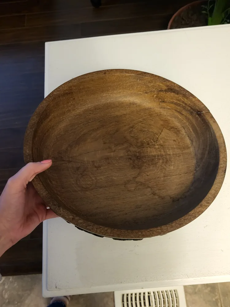 Antique African wood carved bowl 🥕 image indicator(3)