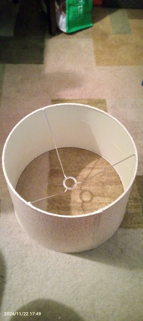 #freecycle-White Lamp Shade - photo 2