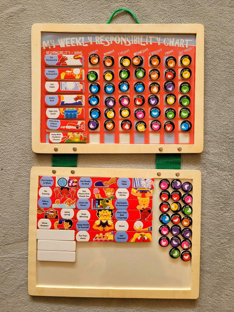 Magnetic Reward Chart for Kids