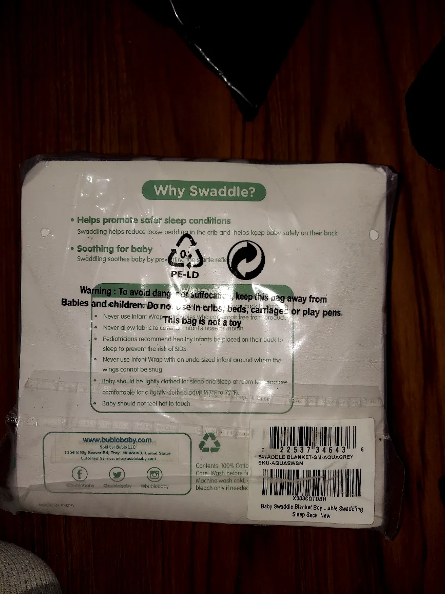 3 Pack Swaddle Wraps for Baby image indicator(2)