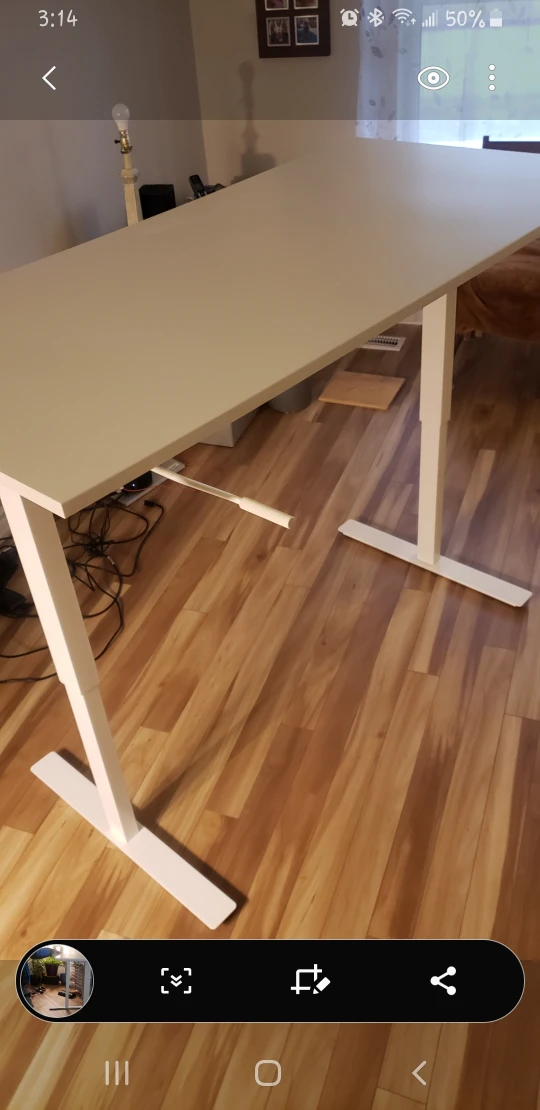 White Standing Desk - photo 2