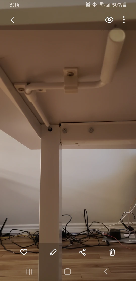 White Standing Desk - photo 3