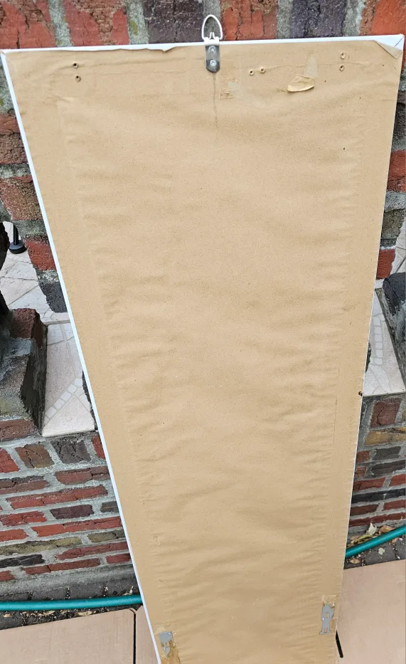 White framed full-length mirror, Modern style image indicator(4)