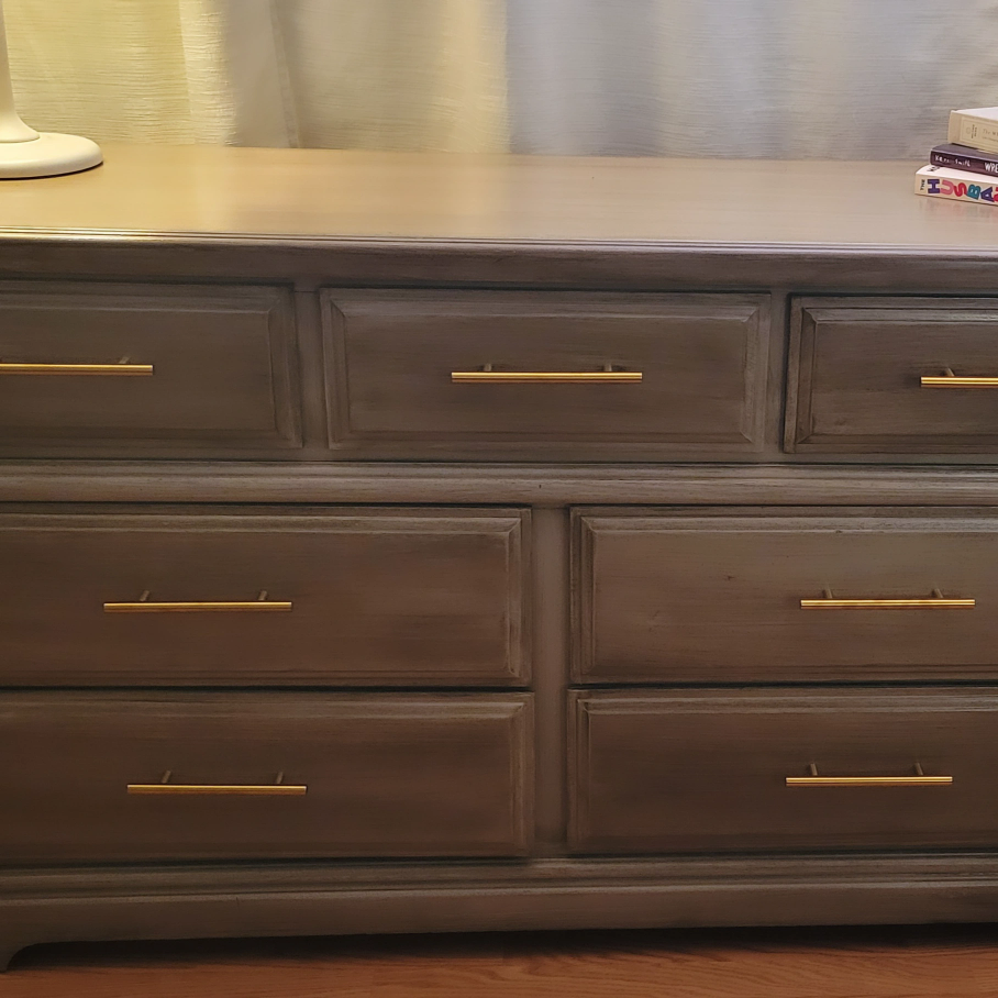 Beautiful Refinished Stain Washed Dresser - photo 3