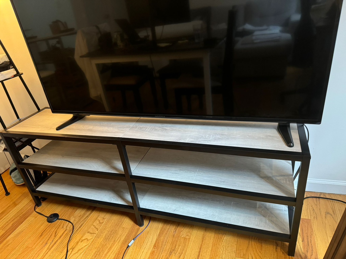 TV Stand with Shelves