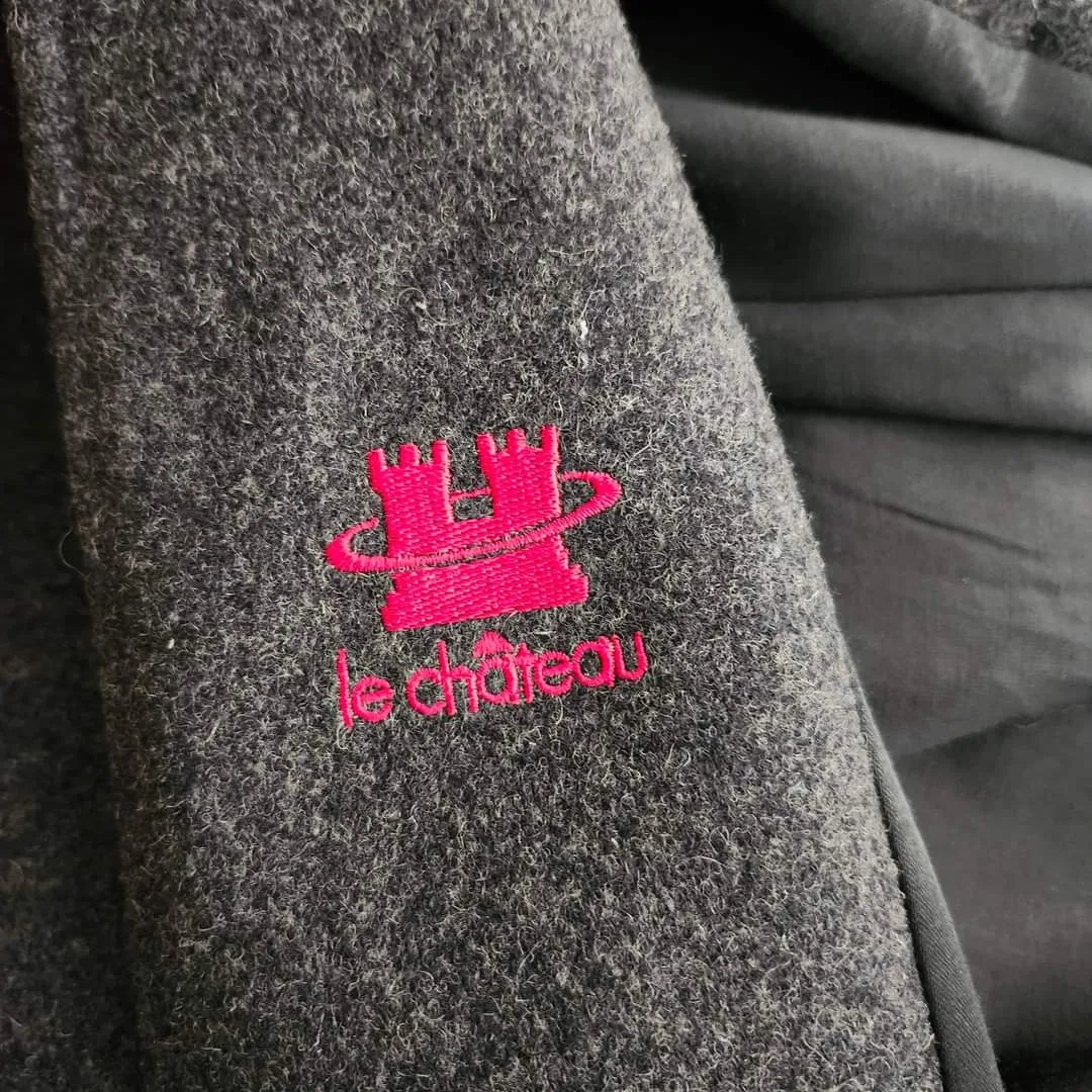 VINTAGE LE CHATEAU LONG WOOL COAT. #S image indicator(5)