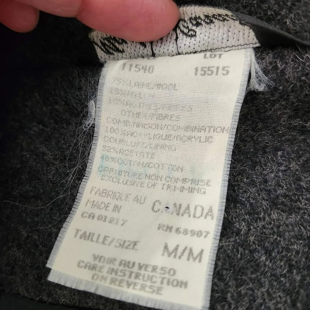 VINTAGE LE CHATEAU LONG WOOL COAT. #S image indicator(9)