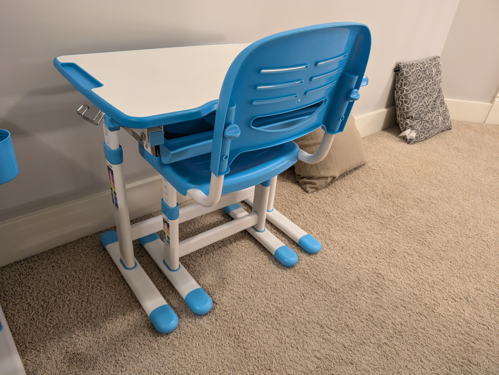 Adjustable Children's Desk and Chair Set