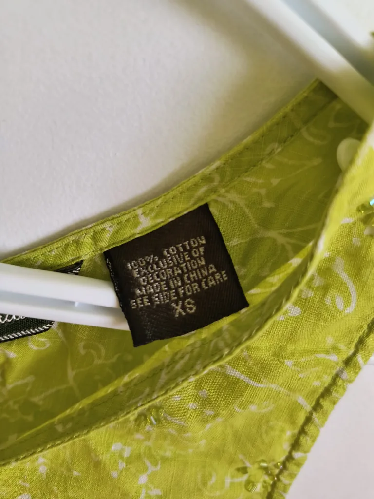 Eddie Bauer Green Floral Blouse image indicator(3)