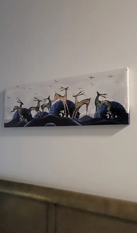 Canvas Wall Art Print - Deer in the Forest