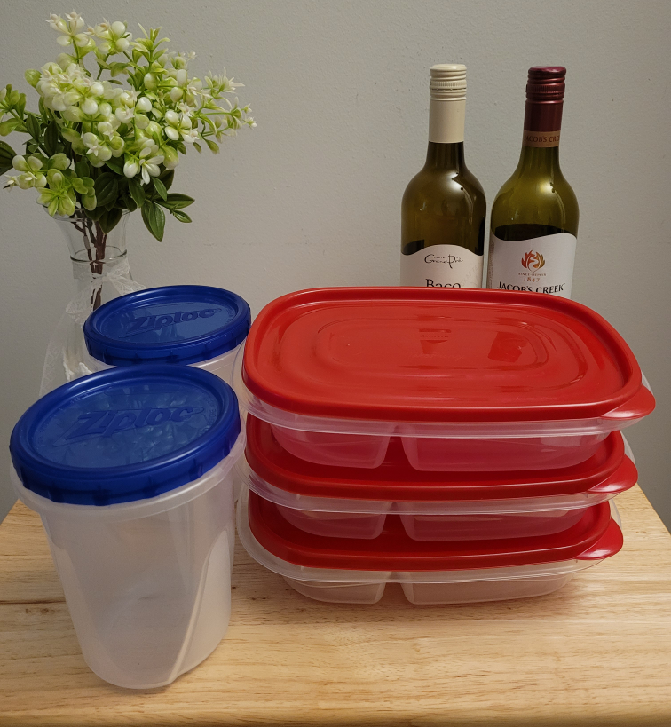 💙Ziploc & ❤️Take Along Food Storage Containers