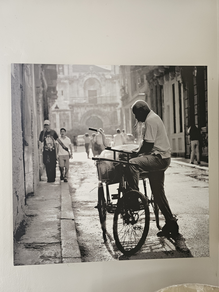 Two Vintage Cuba Black and White canvas Prints 🥕🥕