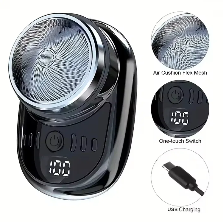 Mini Electric Travel Shaver (rechargeable) image indicator(2)