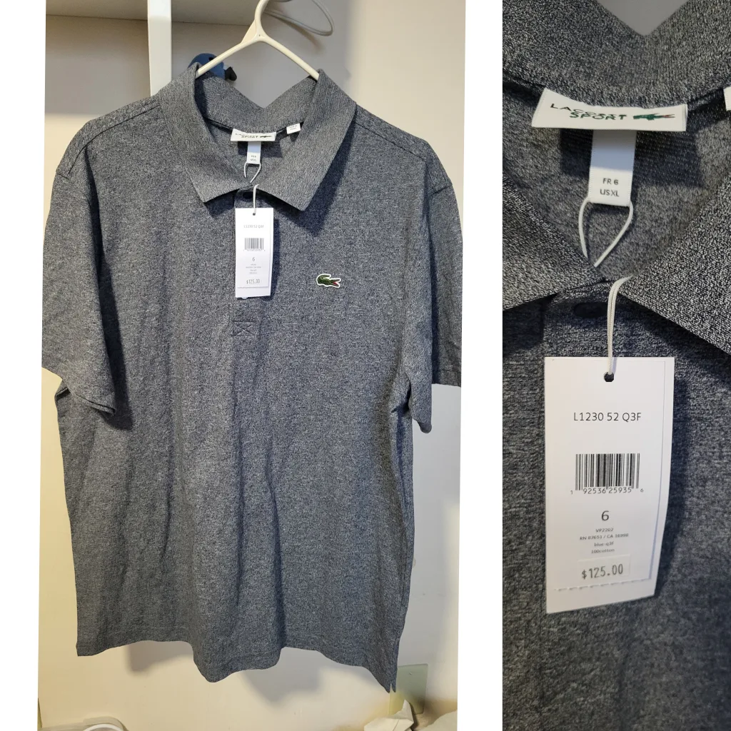 Lacoste Men's Short Sleeve Polo Shirt (BNWT, XL) #ThriftyPicks image indicator(3)