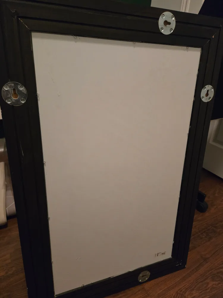 Ikea Black Framed Mirror image indicator(3)