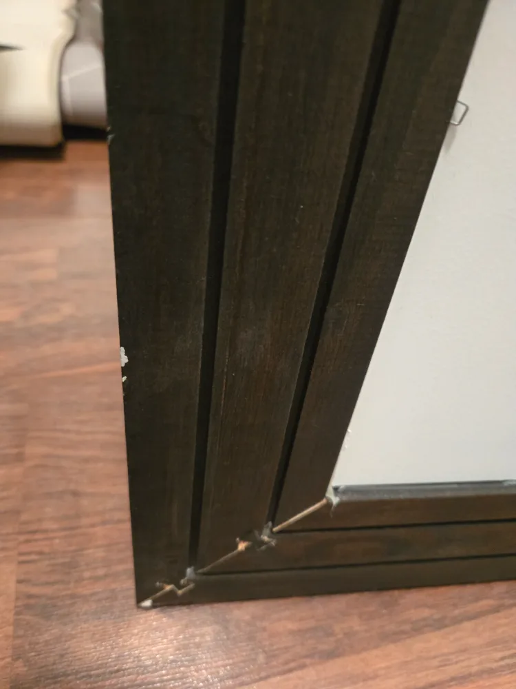 Ikea Black Framed Mirror image indicator(4)