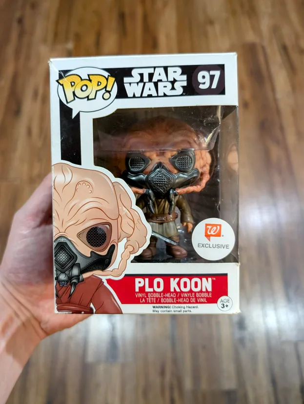 Star Wars Plo Koon Pop Funko (rare) thumbnail