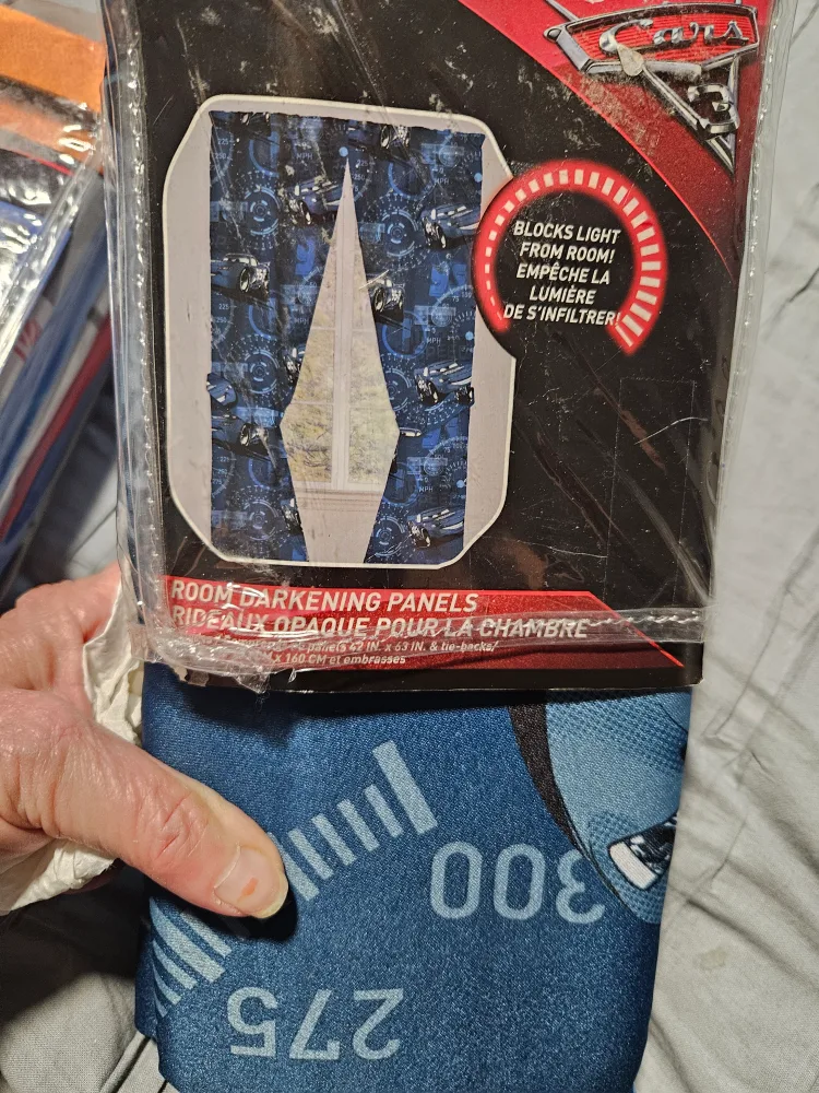 Hot Wheels Room Darkening Drapery Panels image indicator(3)