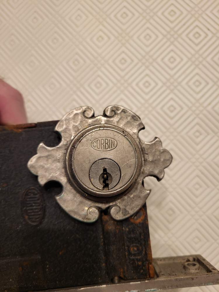 Corbin antique nickel plated door hardware set - photo 5