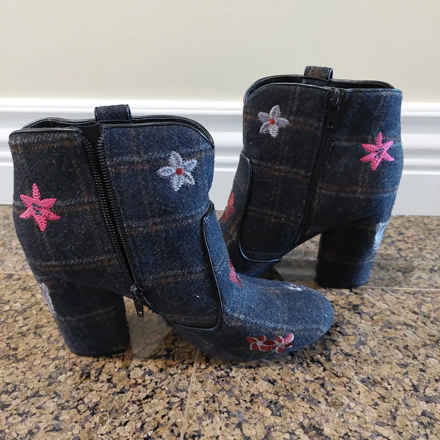 Indigo Road Floral Women's Ankle Booties Size 8 US image indicator(4)