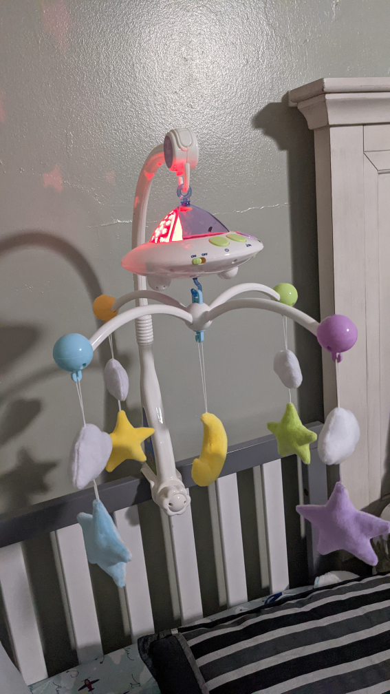 Islamic Baby Crib Mobile with Lights