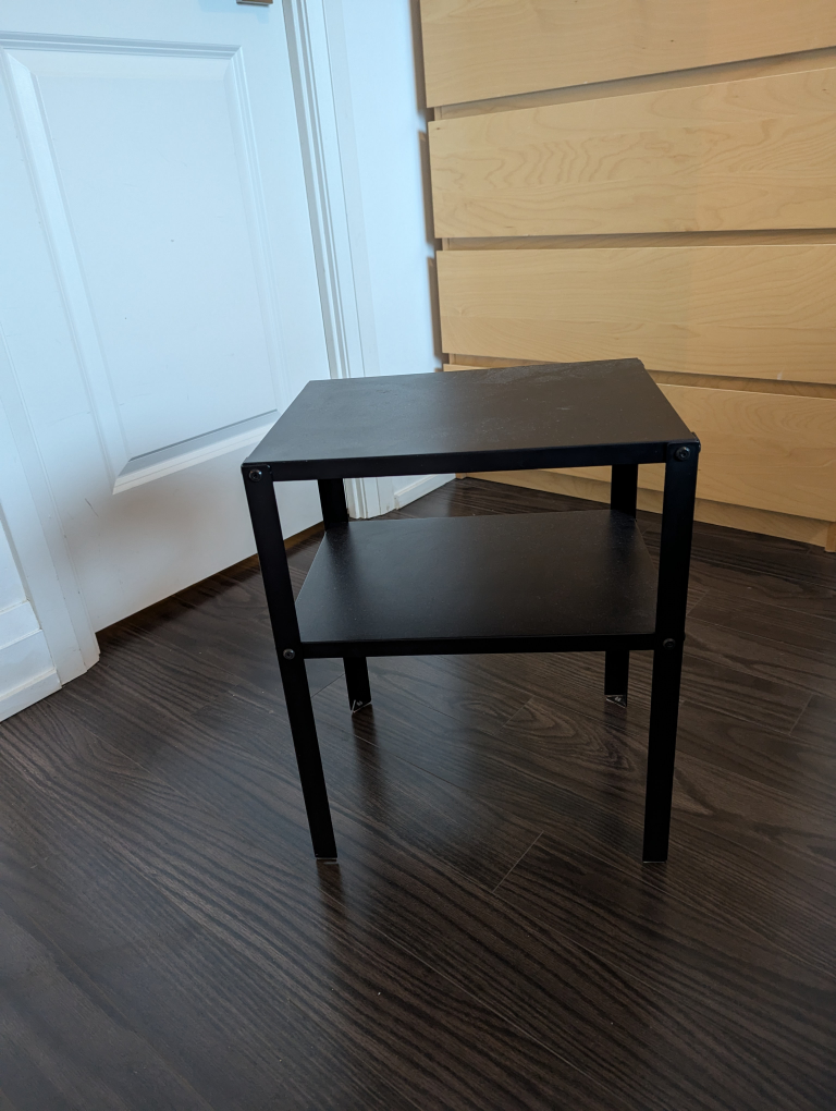 Black Metal Side Table - photo 2