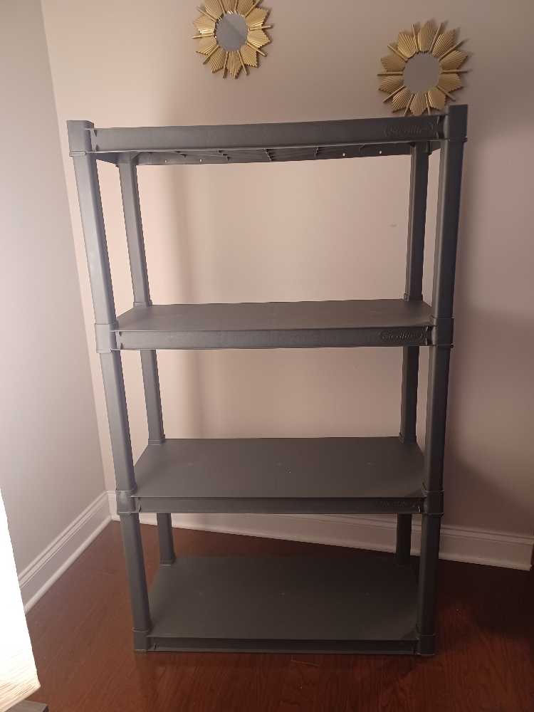 4 Shelf Storage Shelf Unit - photo 2