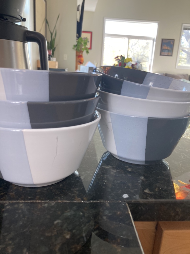 Grey bowls from Target