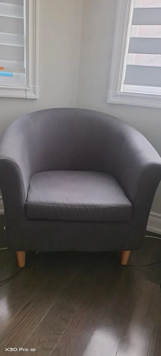 Grey Accent Chair
