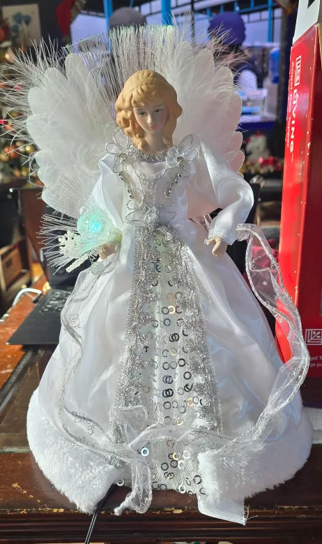 Lighted Angel Christmas Tree Topper thumbnail