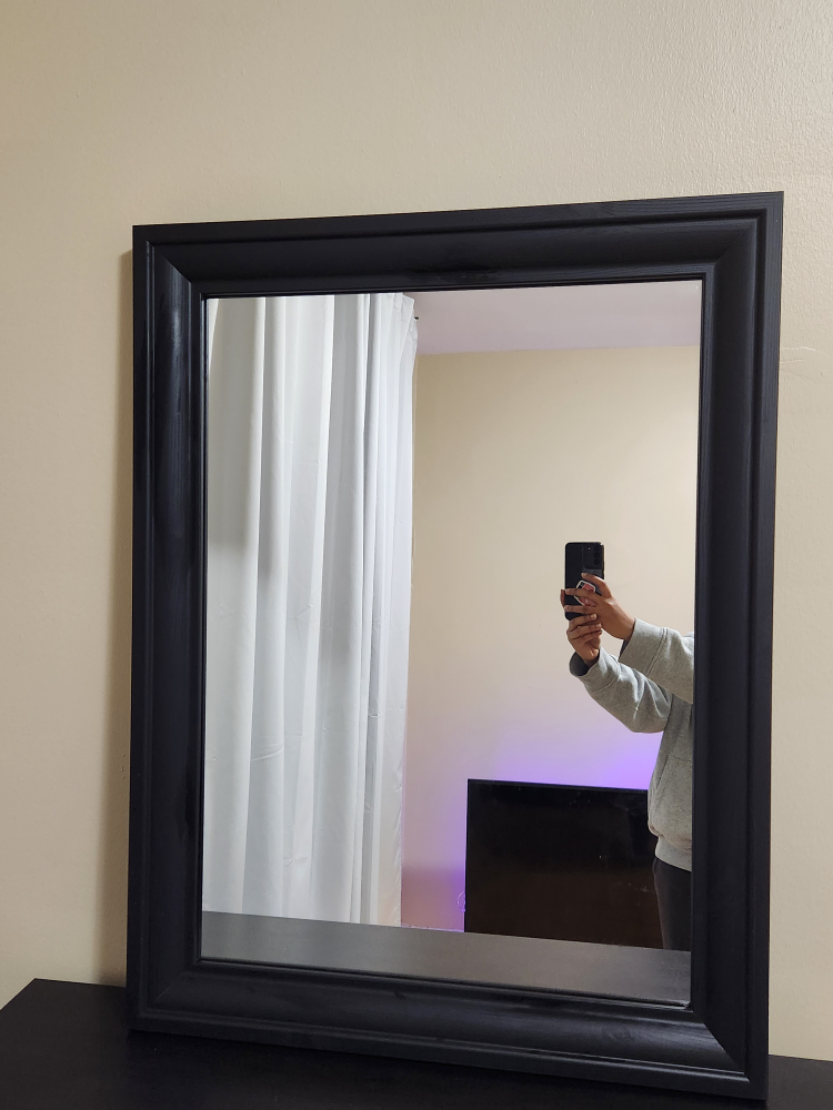 Ikea TOFTBYN black mirror