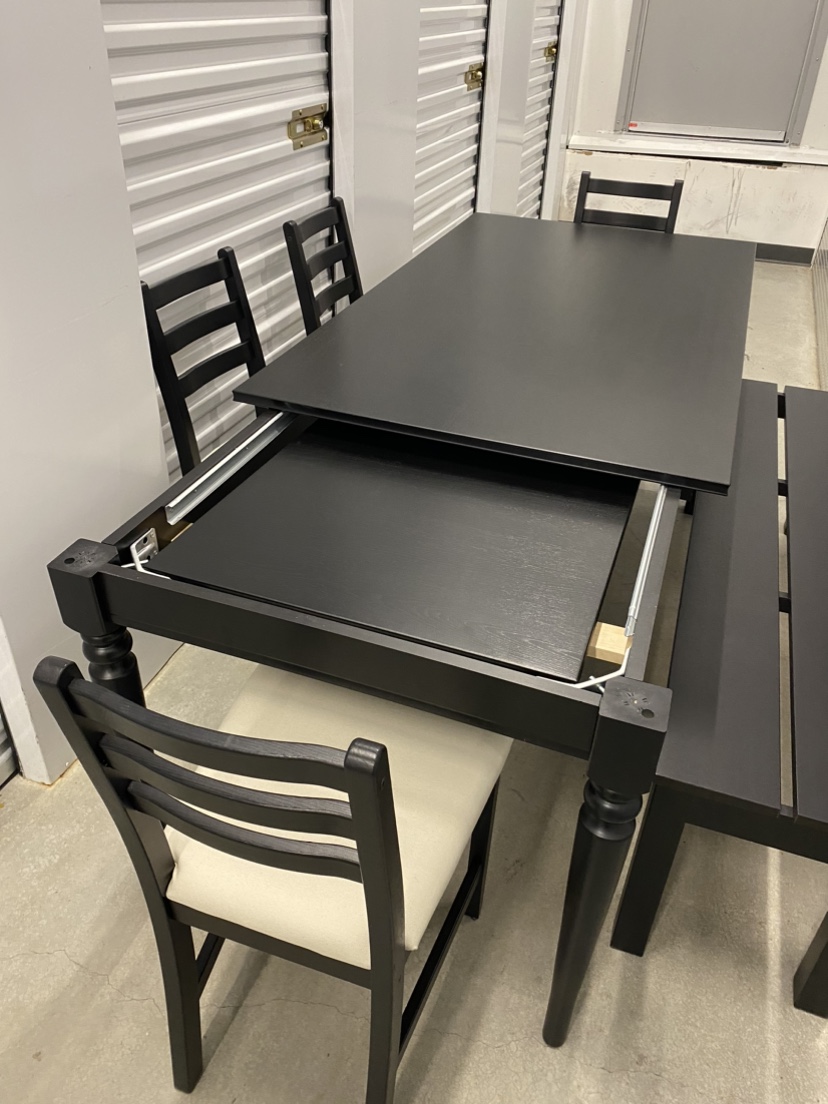 Can deliver—IKEA extendable table, bench and 4 chairs - photo 5