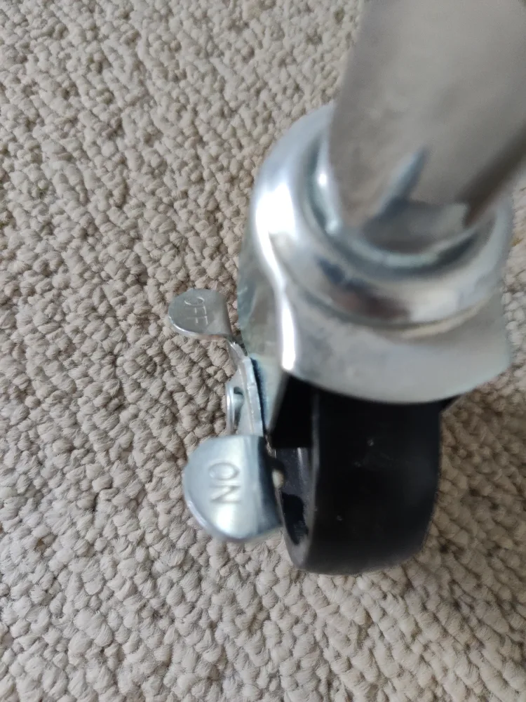 Chrome Closet Organizer with Rolling Base image indicator(7)