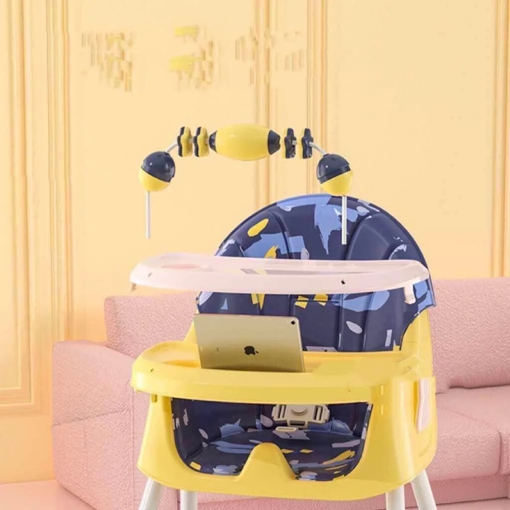 Baby High Chair with Adjustable Height and Tray image indicator(2)