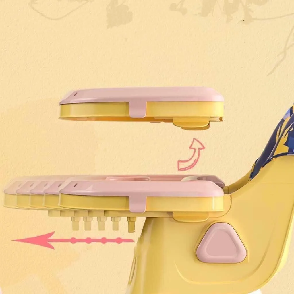 Baby High Chair with Adjustable Height and Tray image indicator(3)