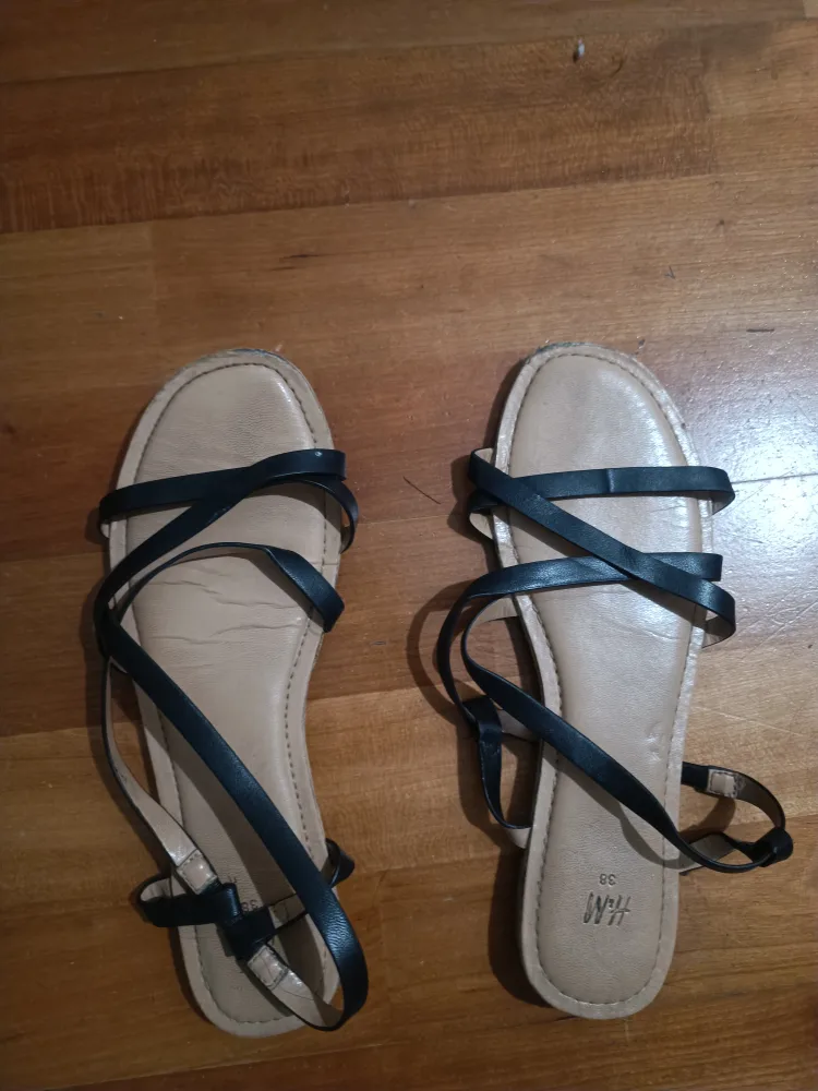 Black Strappy Sandals thumbnail