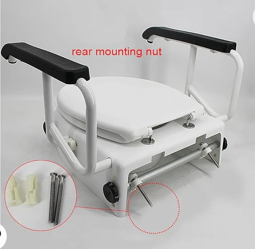 Toilet Seat with Armrests - photo 5
