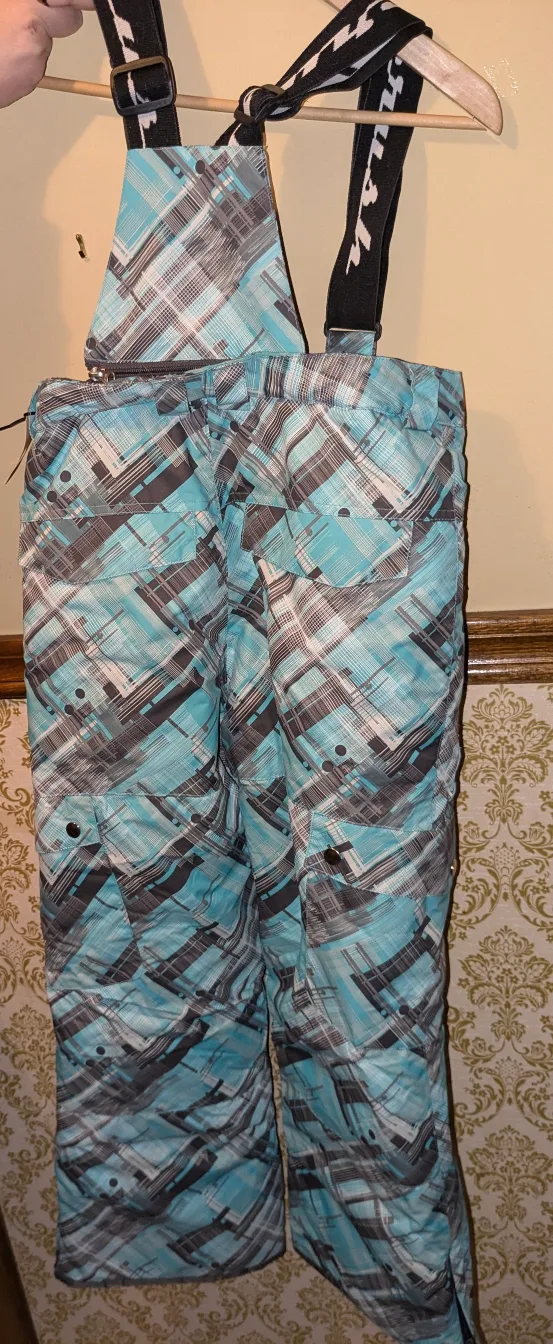 CRUSH Girls' Size 12 Blue & Black Snow Pants (Costco) #freecycle image indicator(2)